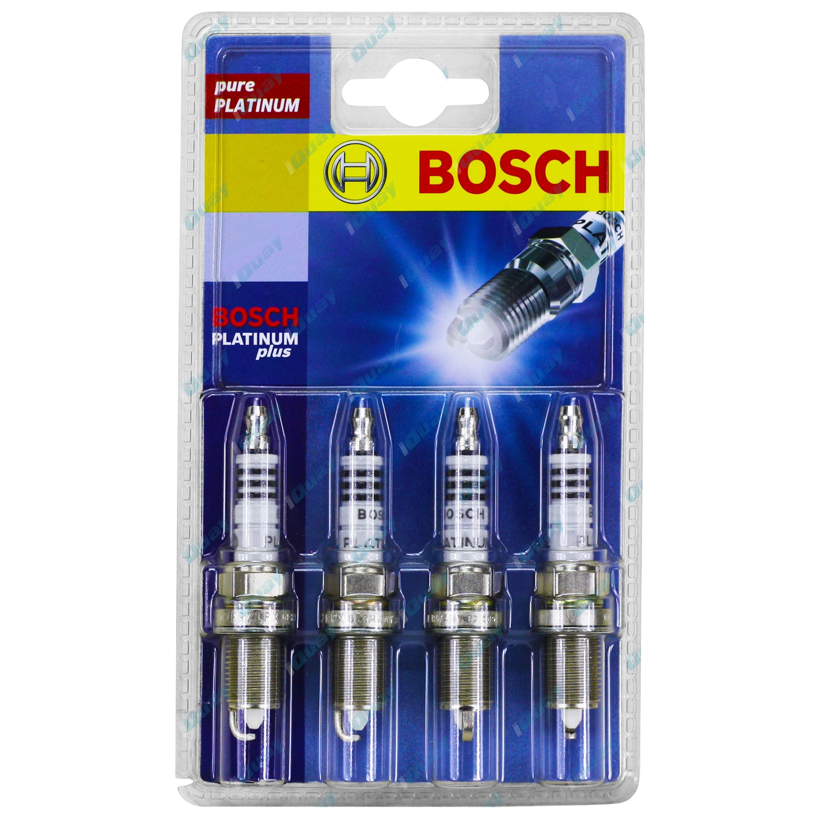 Set of 4 Bosch Platinum Spark Plugs for Mazda 3 BK 4cyl 2.0L LF MZR 2006~2008