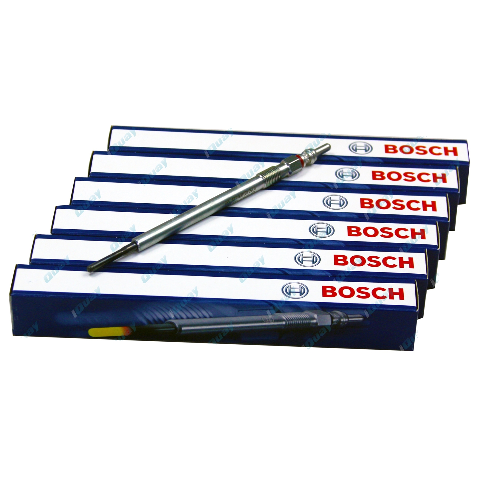 6 Bosch Diesel Glow Plugs for Jeep Grand Cherokee WH 3.0L CRD 6cyl Laredo