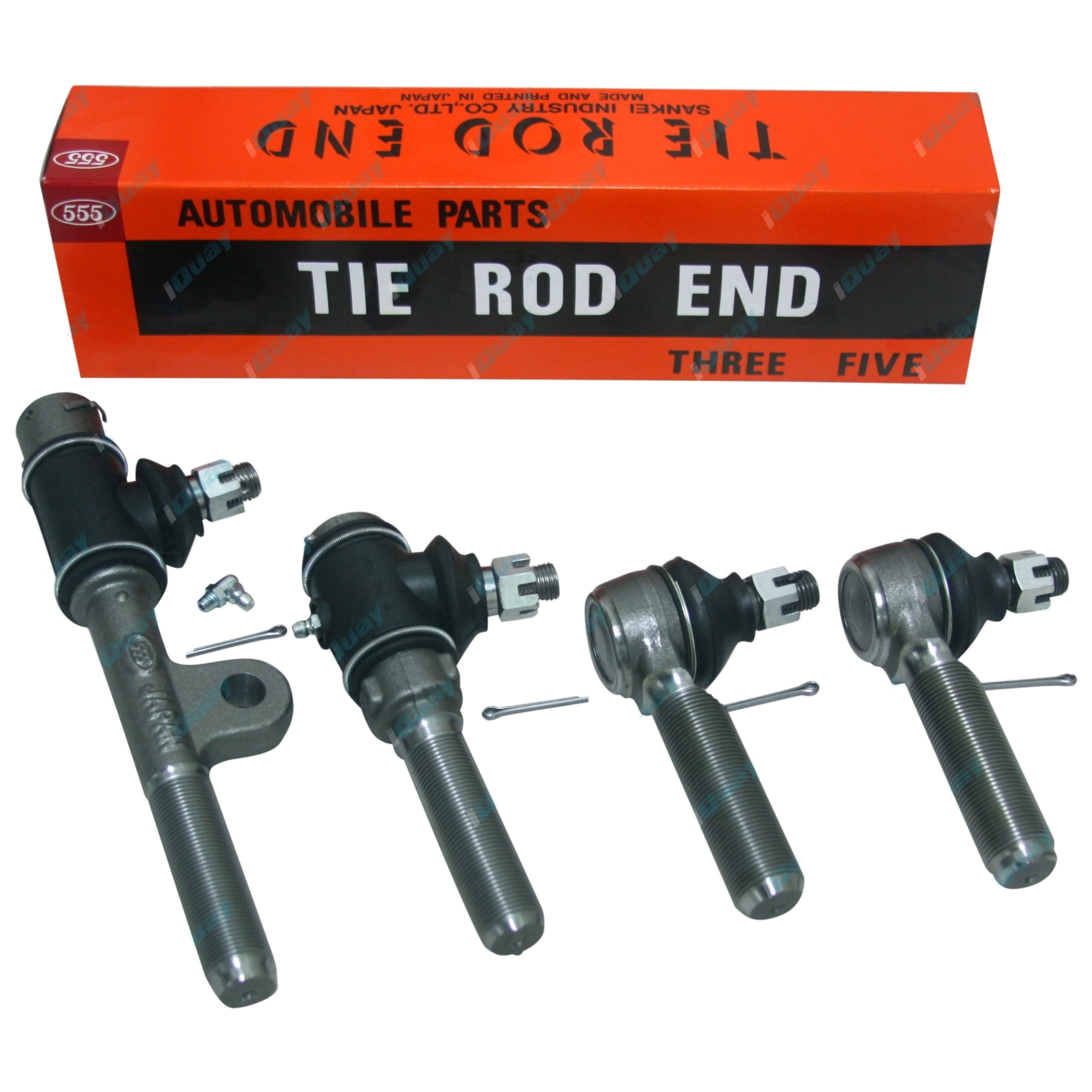 555 Japan 4pc Steering Tie Rod Relay End Kit for Landcrusier VDJ76 VDJ78 VDJ79